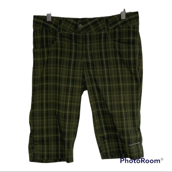 Columbia Titanium Omni-Shade Striped Shorts Sz 6 - Picture 1 of 6